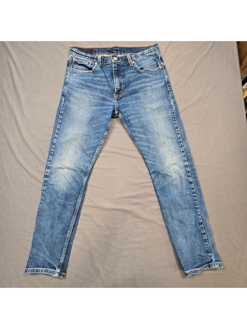 Levis Mens 512 Slim Taper Jeans W33 L30 Stretch Denim Blue